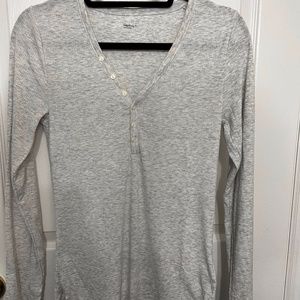 Ribbed long sleeved top